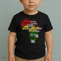 Dream Like Martin Black History Month African Celebration Toddler T-Shirt thumb 2