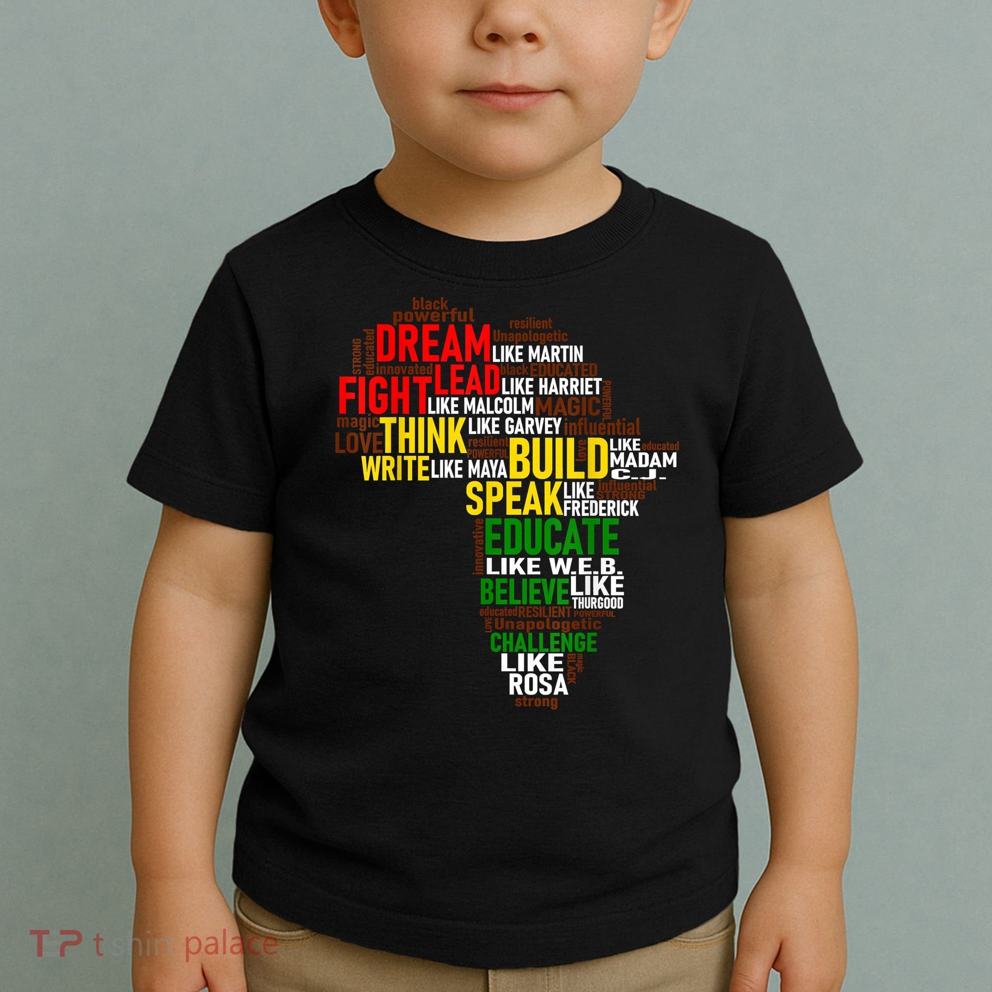 Dream Like Martin Black History Month African Celebration Toddler T-Shirt