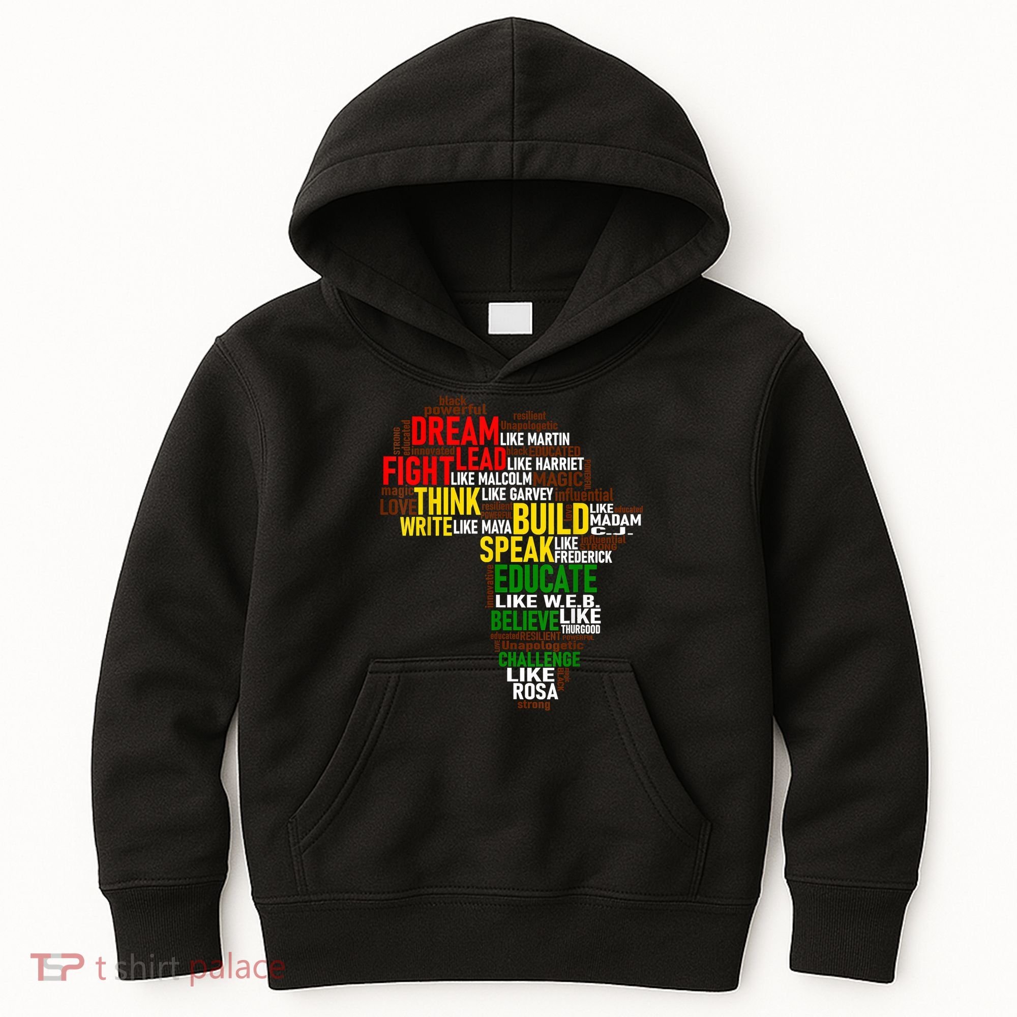 Dream Like Martin Black History Month African Celebration Kids Hoodie