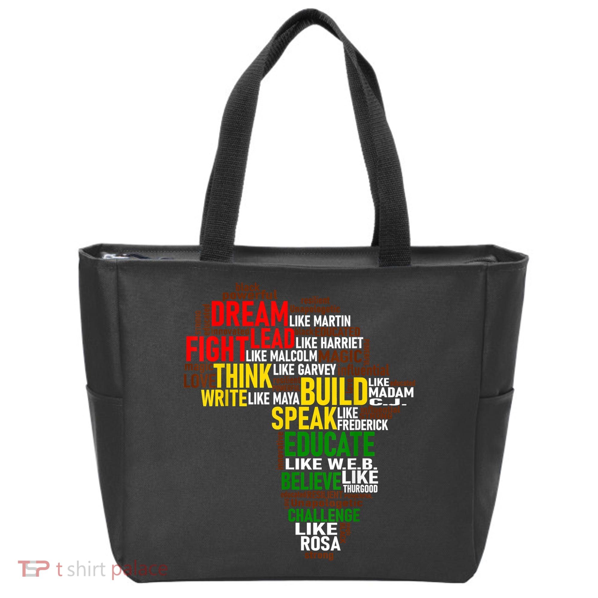 Dream Like Martin Black History Month African Celebration Tote Bag