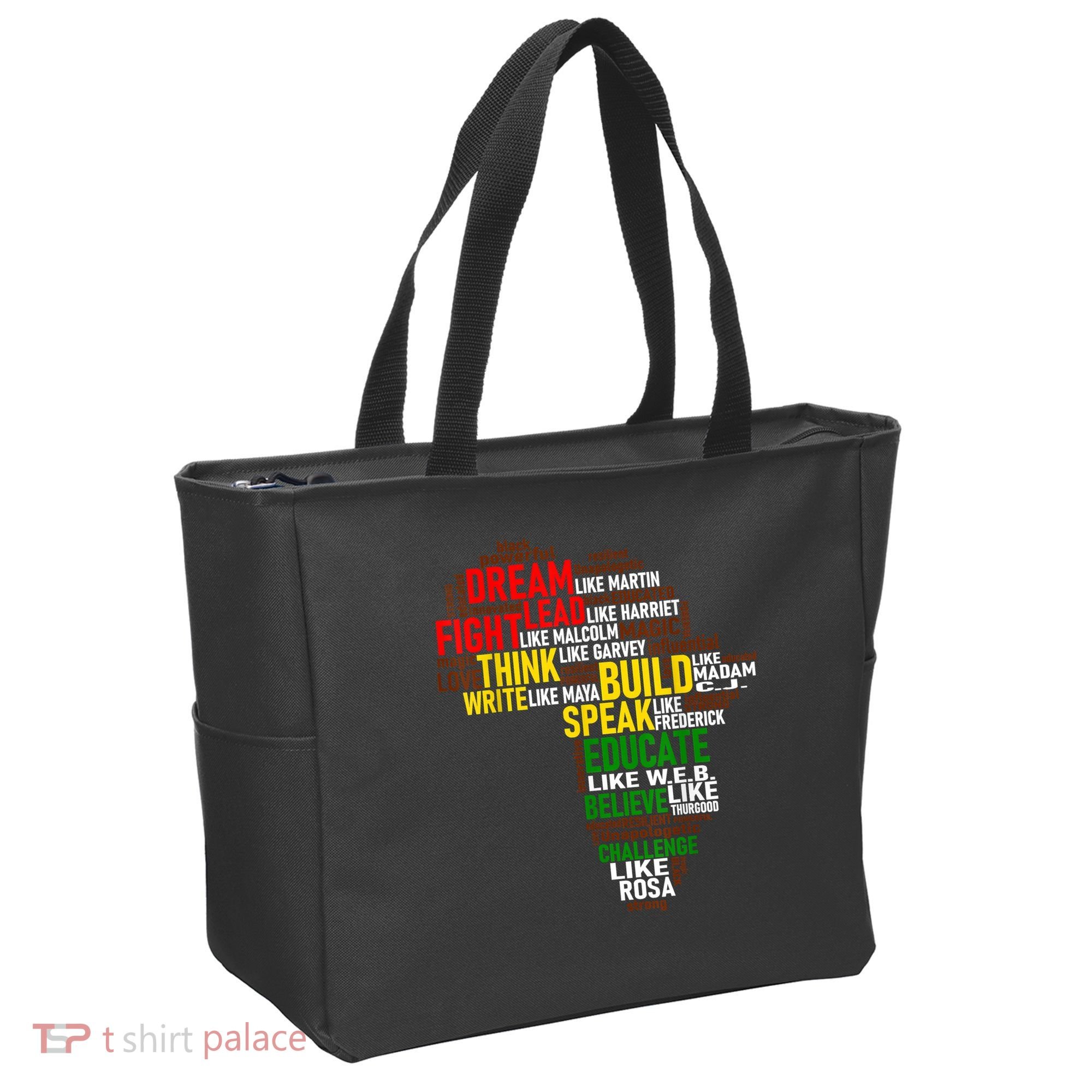 Dream Like Martin Black History Month African Celebration Tote Bag