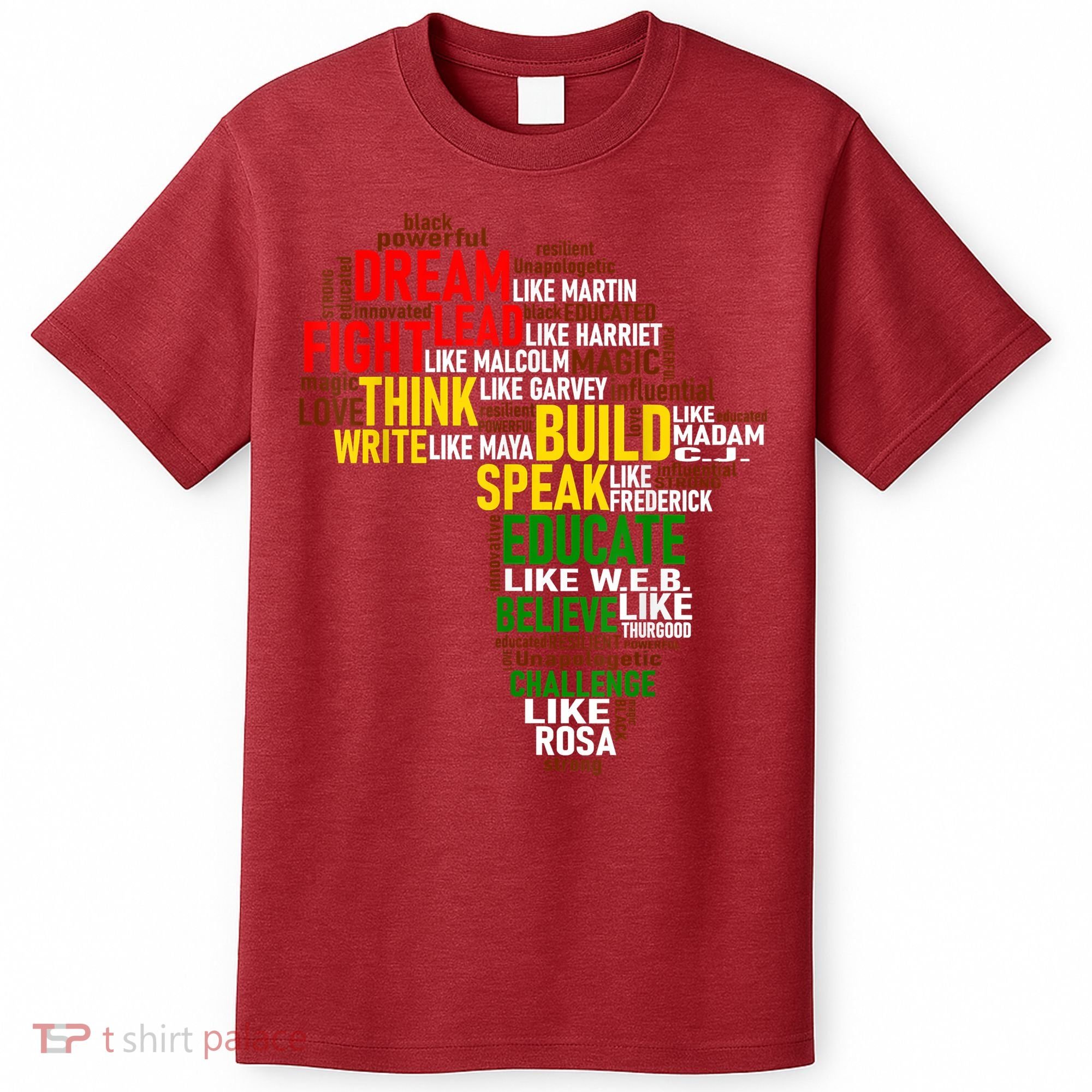 Dream Like Martin Black History Month African Celebration T-Shirt