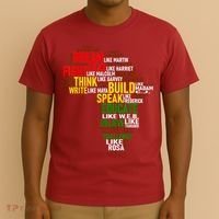 Dream Like Martin Black History Month African Celebration T-Shirt thumb 3