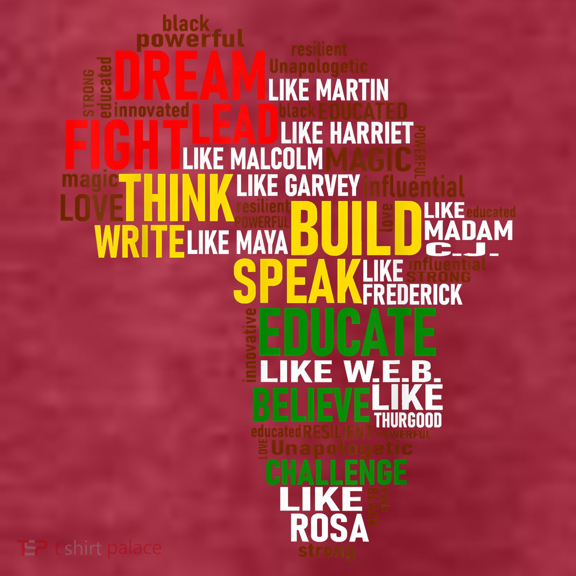 Dream Like Martin Black History Month African Celebration T-Shirt