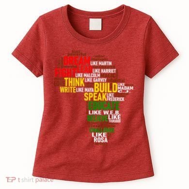 Dream Like Martin Black History Month African Celebration Women's T-Shirt