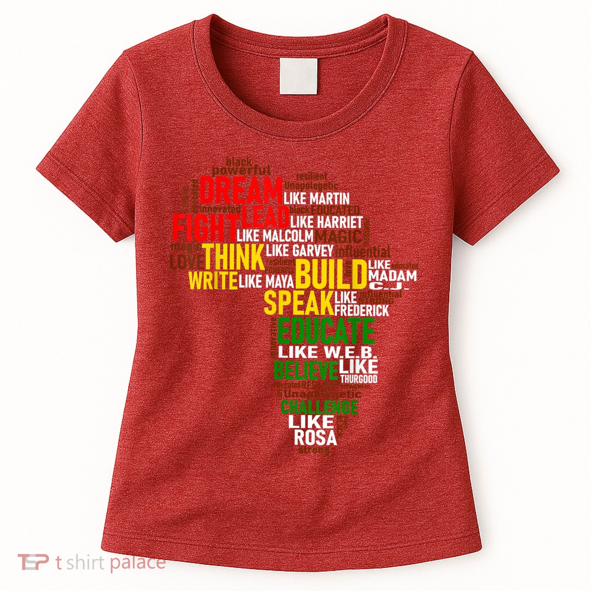 Dream Like Martin Black History Month African Celebration Women's T-Shirt
