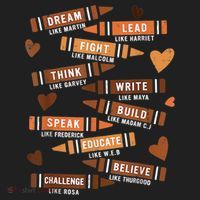 Dream Like Martin Leaders African Black History Month Beanie thumb 2
