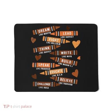 Dream Like Martin Leaders African Black History Month Mousepad