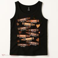 Dream Like Martin Leaders African Black History Month Tank Top thumb 2