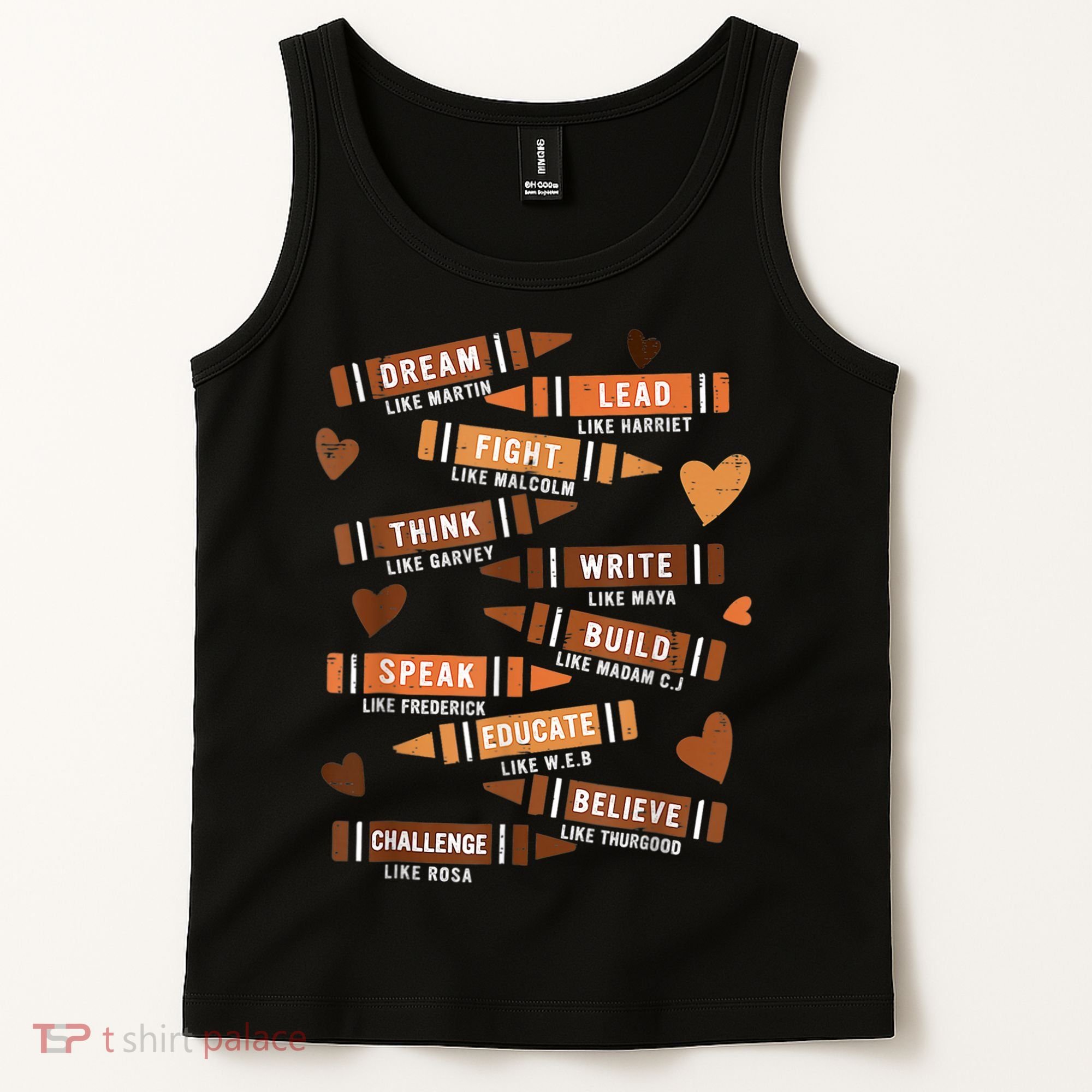 Dream Like Martin Leaders African Black History Month Tank Top