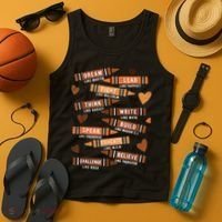 Dream Like Martin Leaders African Black History Month Tank Top thumb 4