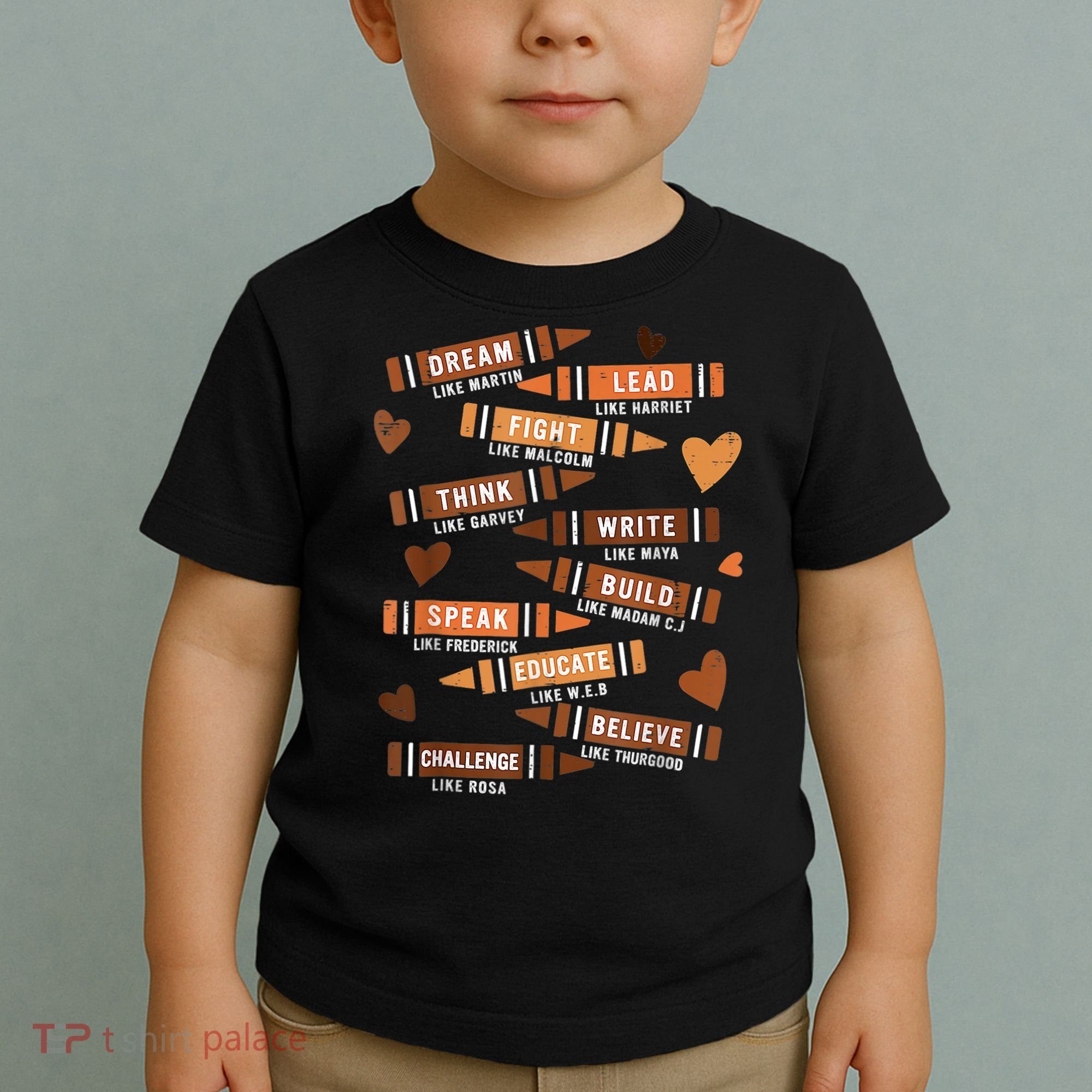 Dream Like Martin Leaders African Black History Month Toddler T-Shirt