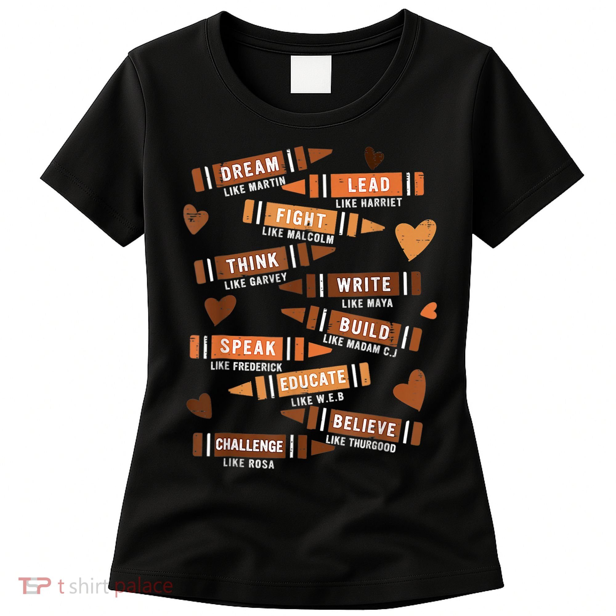 Dream Like Martin Leaders African Black History Month Women's T-Shirt