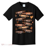 Dream Like Martin Leaders African Black History Month Kids T-Shirt thumb 0