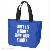 Don't Let Monday Ruin Your Sunday Cute Gift Tote Bag thumb 3