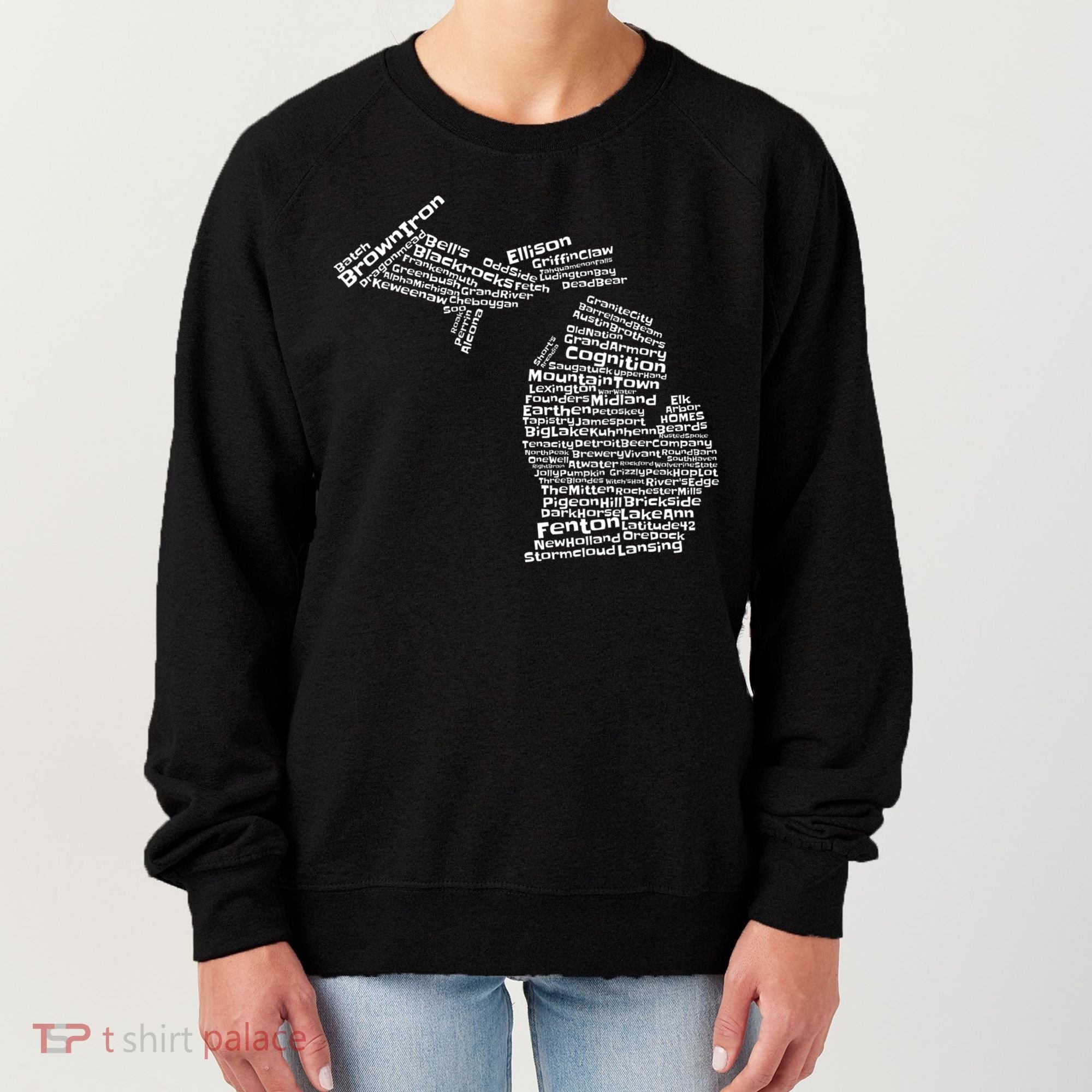 Drink Local Michigan Breweries Women's Sweatshirt