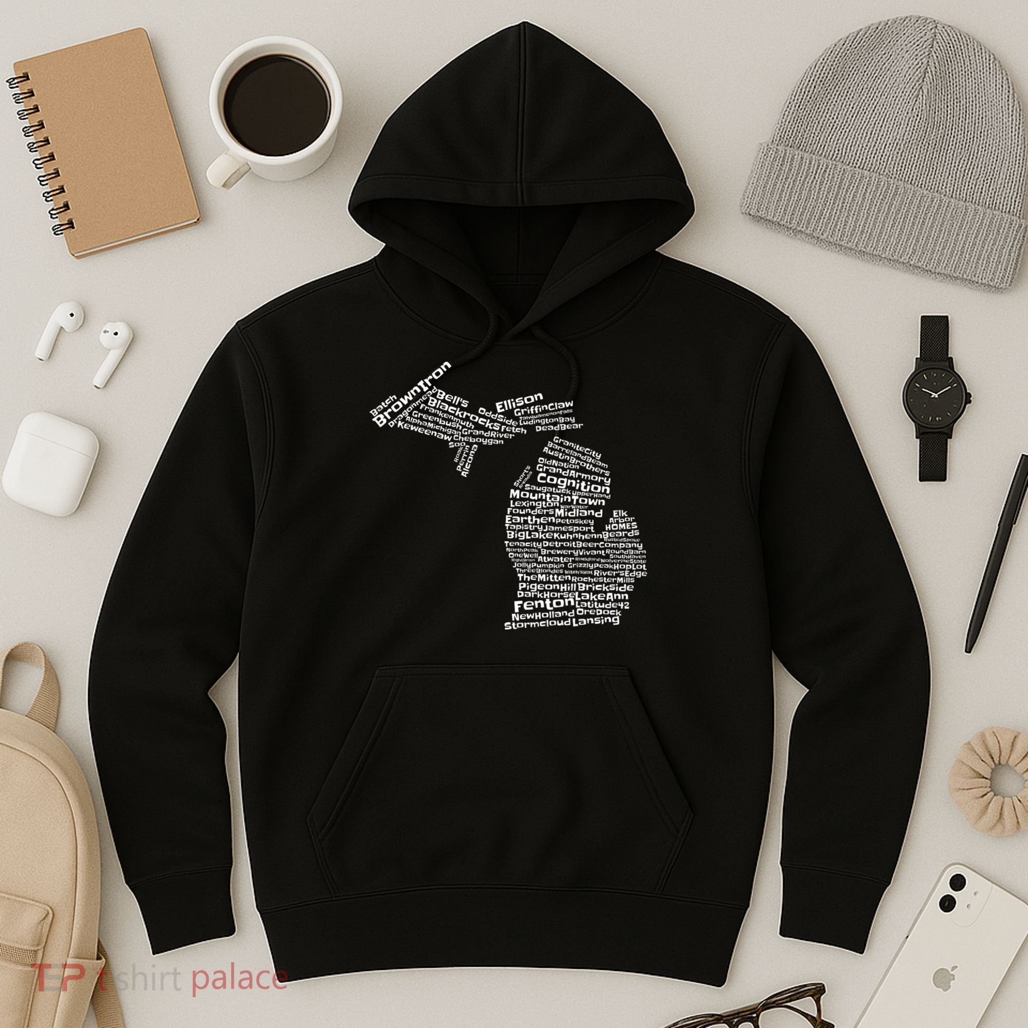 Drink Local Michigan Breweries Hoodie