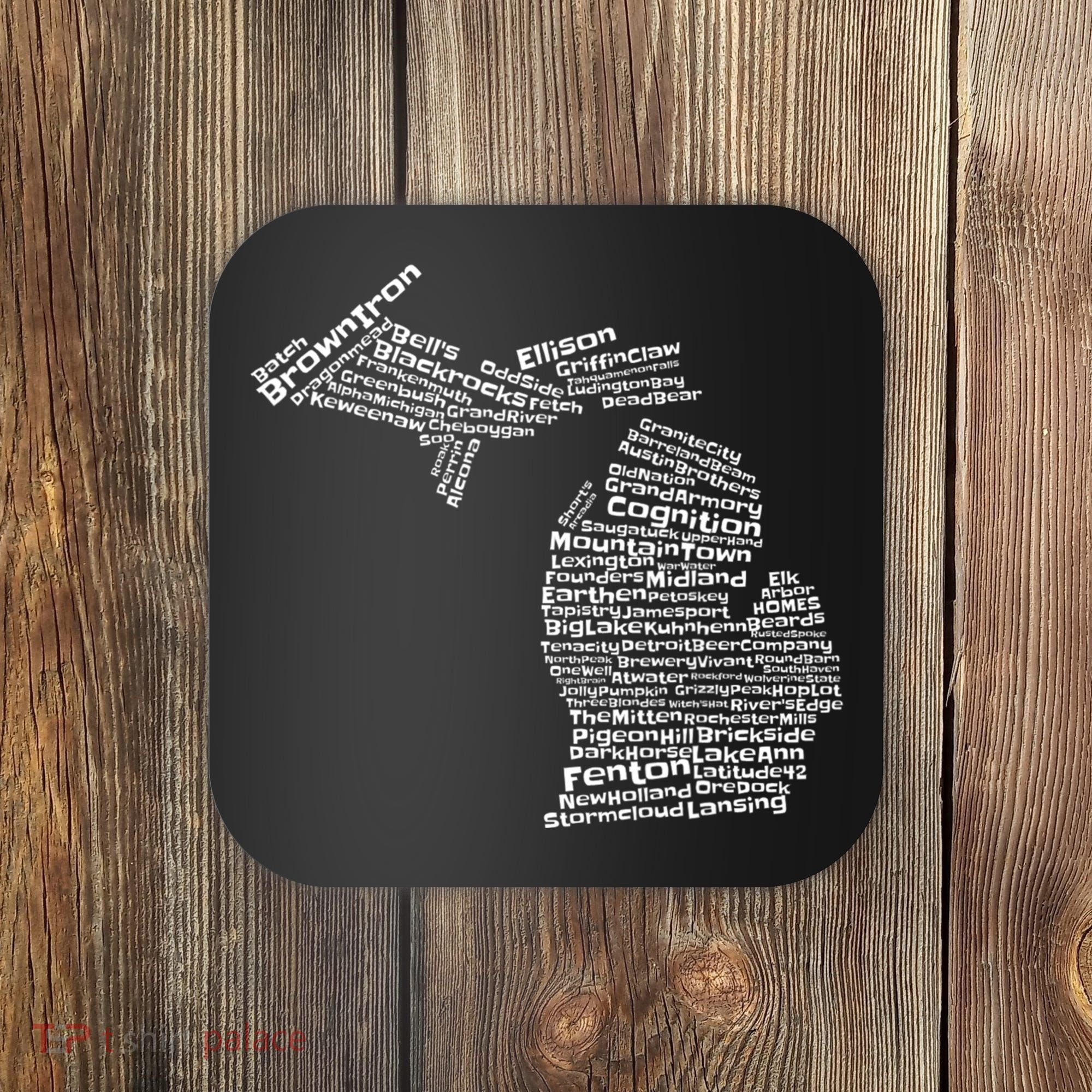 Drink Local Michigan Breweries Coaster
