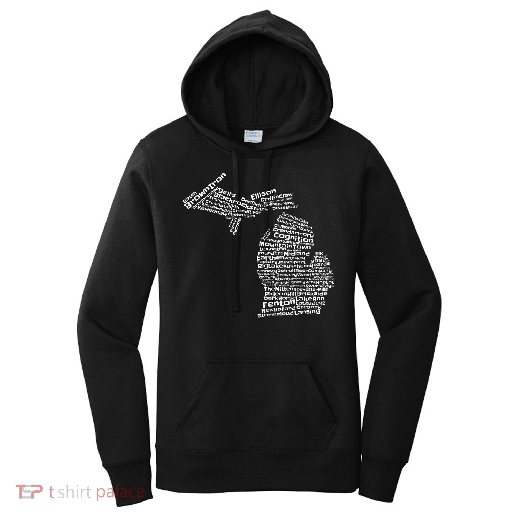 Drink Local Michigan Breweries Women's Hoodie