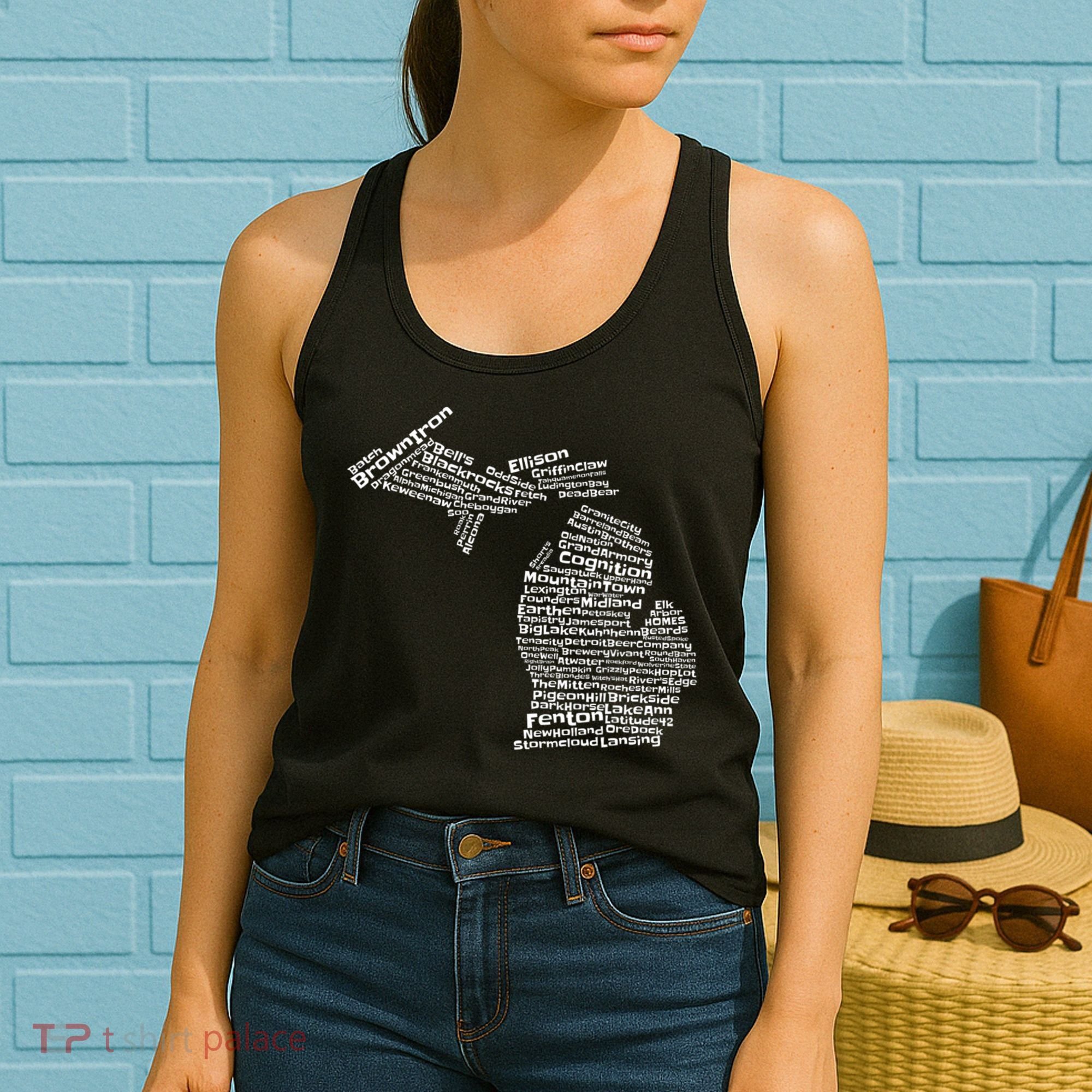 Drink Local Michigan Breweries Women's Tank Top