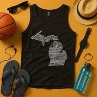 Drink Local Michigan Breweries Tank Top thumb 4