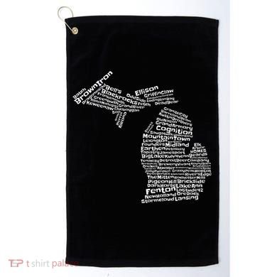 Drink Local Michigan Breweries Golf Towel