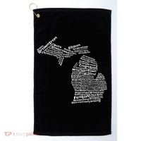 Drink Local Michigan Breweries Golf Towel thumb 0