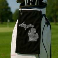 Drink Local Michigan Breweries Golf Towel thumb 2