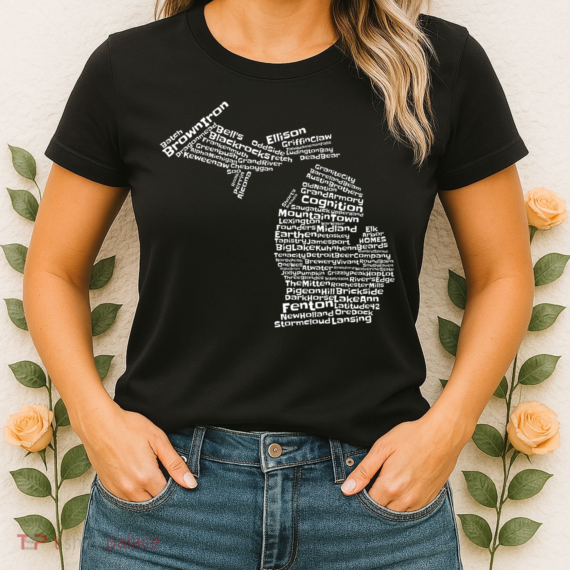 Drink Local Michigan Breweries Women's T-Shirt
