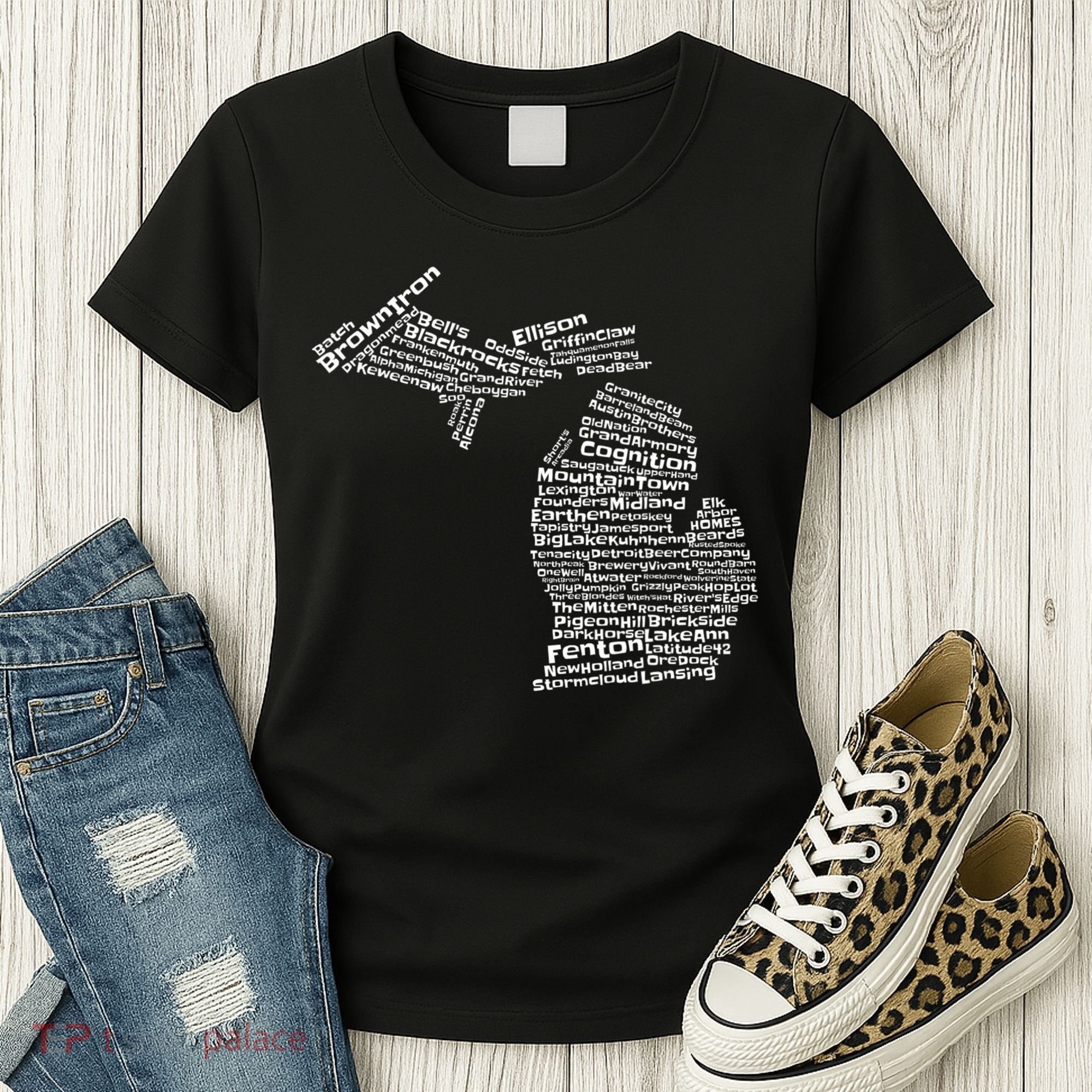 Drink Local Michigan Breweries Women's T-Shirt