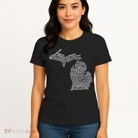 Drink Local Michigan Breweries Women's T-Shirt thumb 4
