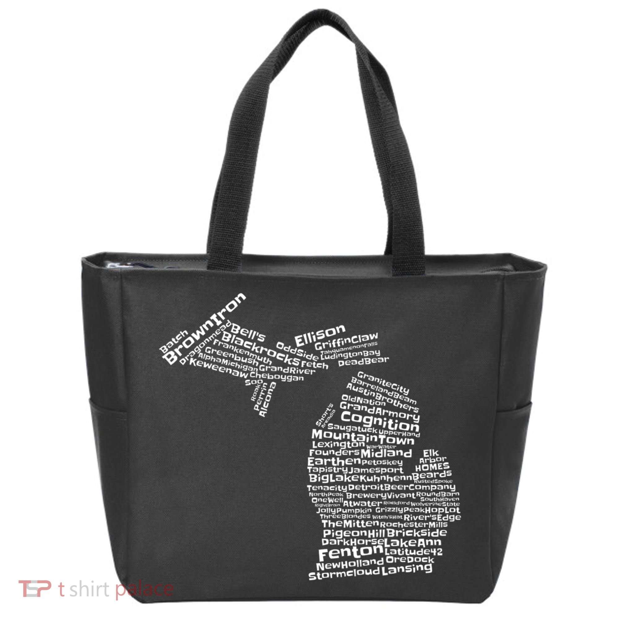 Drink Local Michigan Breweries Tote Bag
