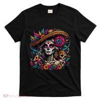 De Los Muertos La Catrina Day Of The Dead Sugar Skull Women T-Shirt thumb 0