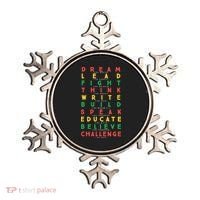 Dream Like Martin Lead Like Harriet Black History Month Ornament thumb 0