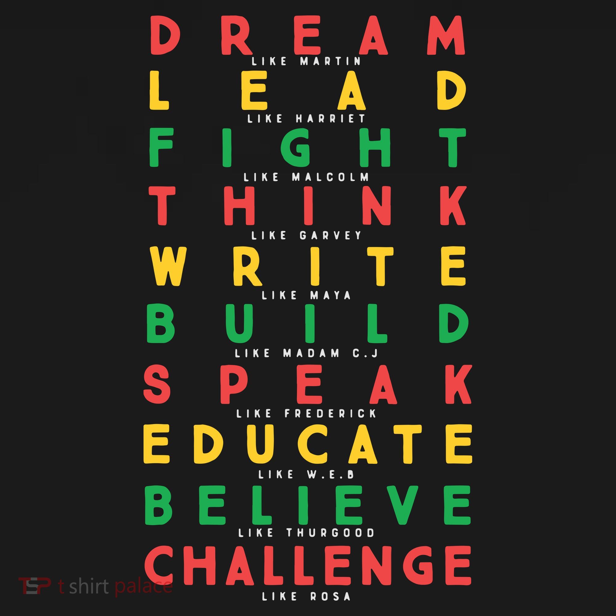 Dream Like Martin Lead Like Harriet Black History Month Ornament