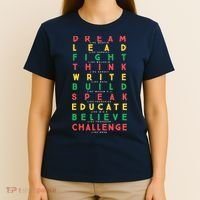 Dream Like Martin Lead Like Harriet Black History Month T-Shirt thumb 4