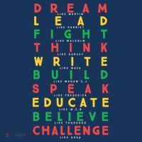 Dream Like Martin Lead Like Harriet Black History Month Kids Sweatshirt thumb 2