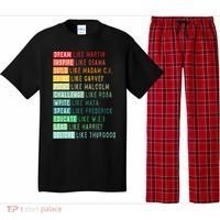 Dream Like Martin Fight Like Malcolm Inspire Like Obama TShirt Pajama Set thumb 0