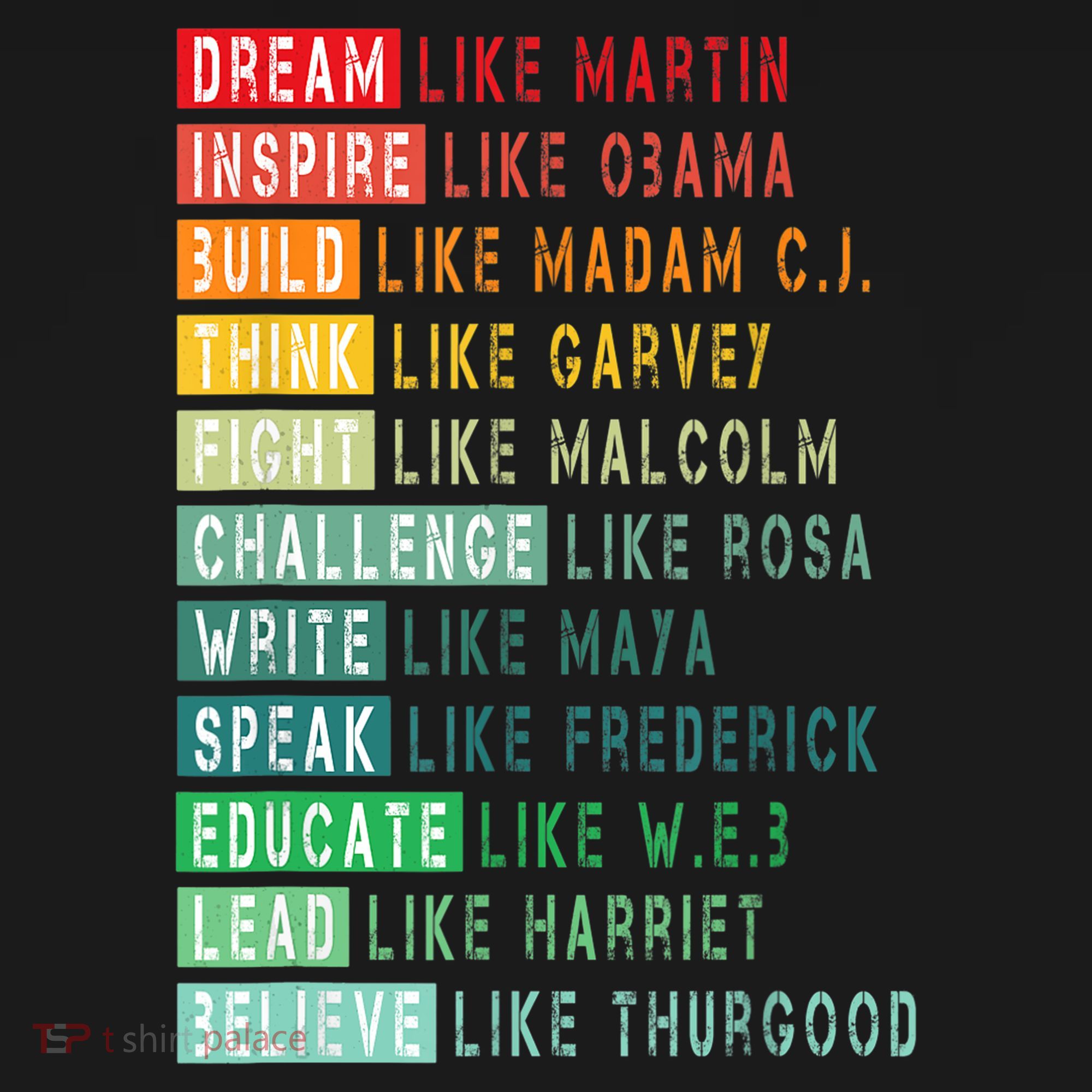 Dream Like Martin Fight Like Malcolm Inspire Like Obama TShirt Women's Hoodie