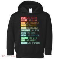 Dream Like Martin Fight Like Malcolm Inspire Like Obama TShirt Toddler Hoodie thumb 0