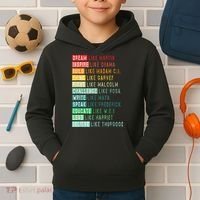 Dream Like Martin Fight Like Malcolm Inspire Like Obama TShirt Kids Hoodie thumb 2