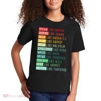 Dream Like Martin Fight Like Malcolm Inspire Like Obama TShirt Kids T-Shirt thumb 2