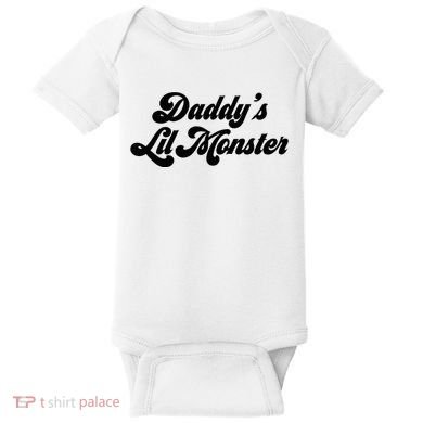 DaddyS Lil Monster Baby Bodysuit