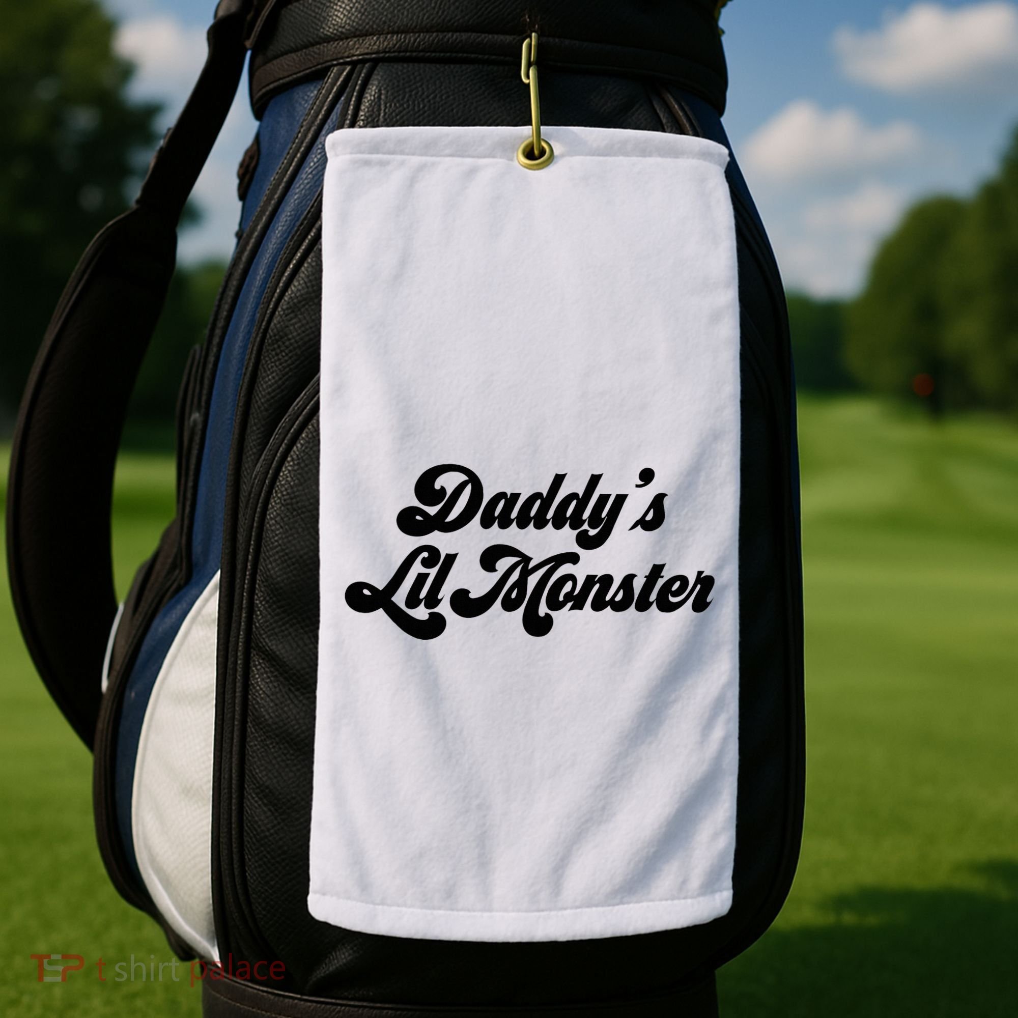 DaddyS Lil Monster Golf Towel