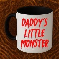 Daddys Little Monster Halloween Blood Red Coffee Mug thumb 2