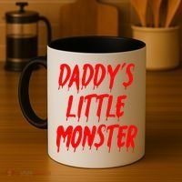 Daddys Little Monster Halloween Blood Red Coffee Mug thumb 4