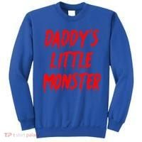 Daddys Little Monster Halloween Blood Red Sweatshirt thumb 0