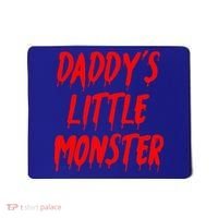 Daddys Little Monster Halloween Blood Red Mousepad thumb 0