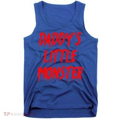 Daddys Little Monster Halloween Blood Red Tank Top