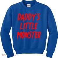 Daddys Little Monster Halloween Blood Red Kids Sweatshirt thumb 0